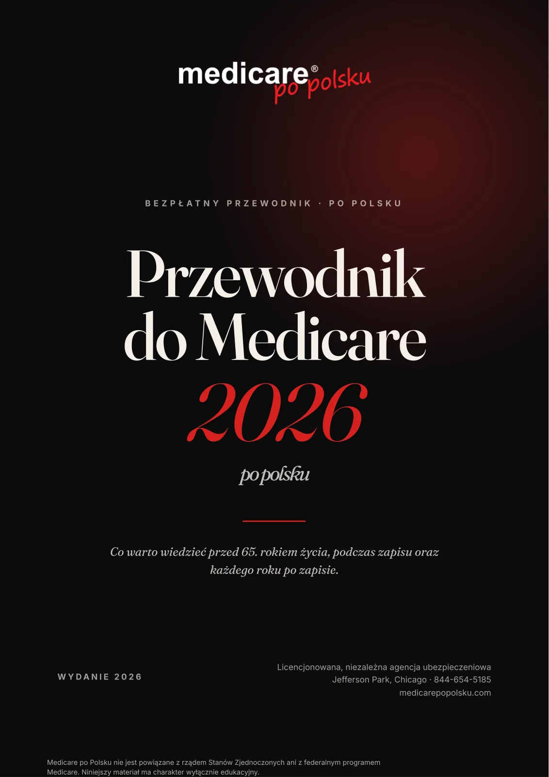 Przewodnik do Medicare 2026 po polsku, okładka